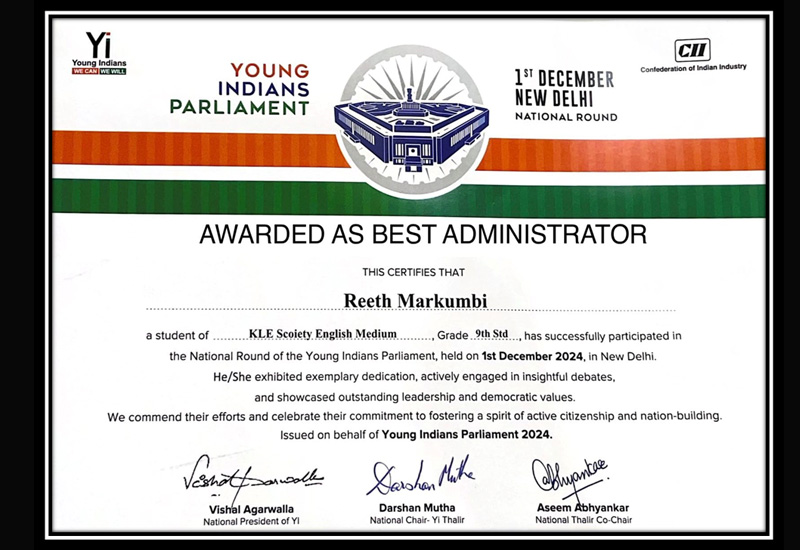 KLE'S MODEL UNITED NATIONS 24